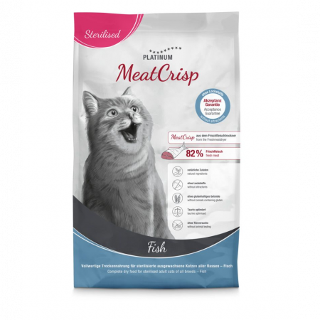 Hrana uscata pentru pisici - Platinum MeatCrisp Adult Fish