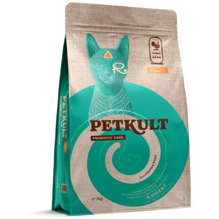 Pisici - Petkult Probiotic Care Exigent Curcan