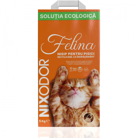 Asternut pentru litiere - Nisip aglomerant Nixodor Felina