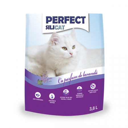 Asternut pentru litiere - Perfect SiliCat Lavanda