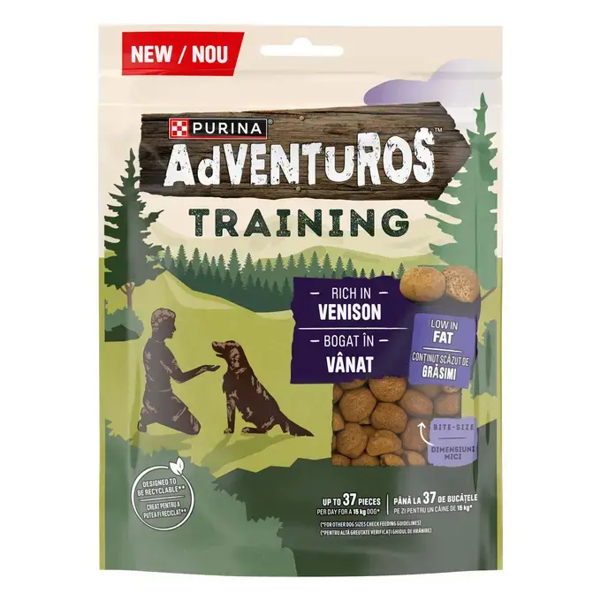 Recompense caini - Adventuros Aromă de Vânat, 115 g