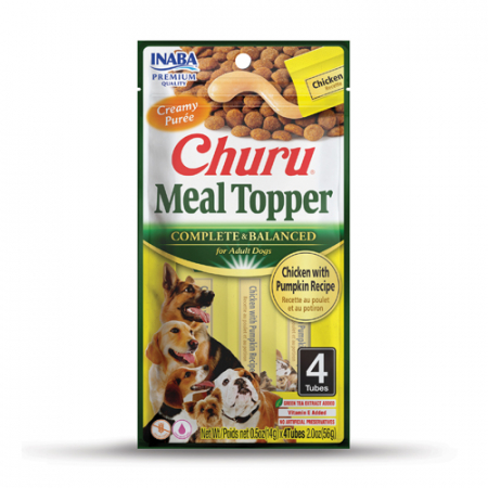 Caini - Inaba Churu Meal Topper Chicken with Pumpkin Recipe
