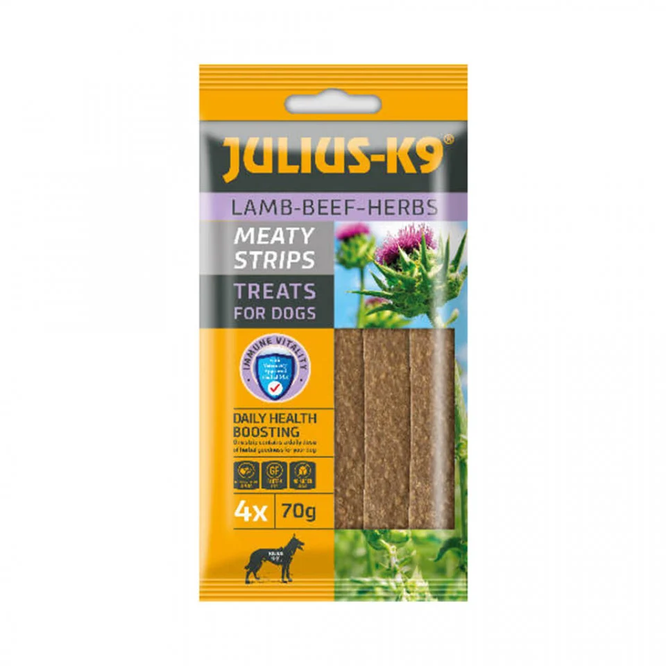 Recompense caini - Julius K9 Snacks Miel si Ierburi, 70g