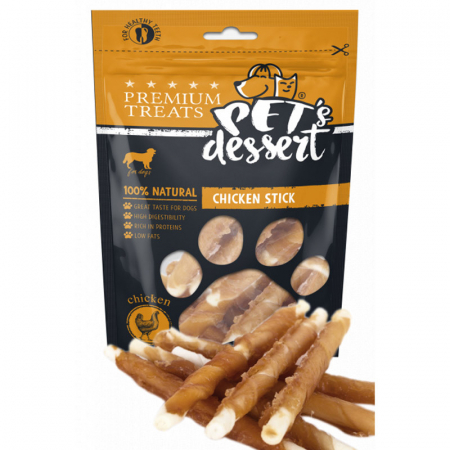 Recompense caini - Pet's Desert Dog Chicken Stick