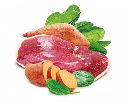 Sam's Field Gâscă crocantă cu cartofi dulci și spanac, 200g [1]