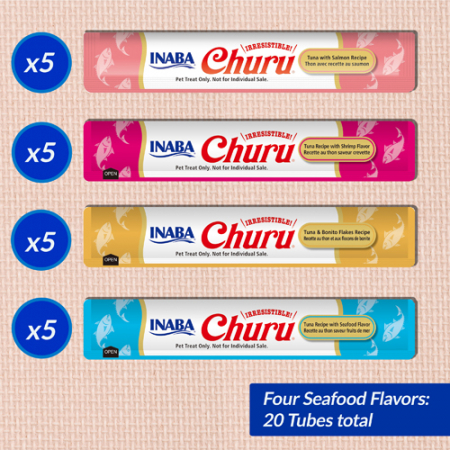 Inaba Churu Cat Seafood Varieties 20PCS [2]
