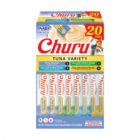 Recompense pisici - Inaba Churu Cat Tuna Variety, 20 PCS