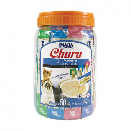 Recompense pisici - Inaba Churu Cat Tuna Variety Jar, 50 PCS