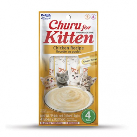 Recompense pisici - Inaba Churu For Kitten Chicken Recipe