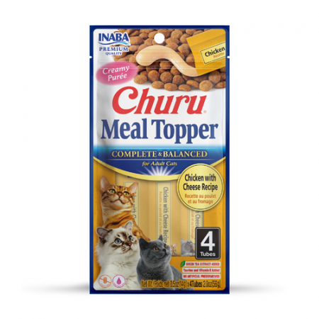 Recompense pisici - Inaba Churu Meal Topper Chicken with Cheese Recipe