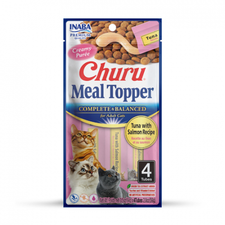 Pisici - Inaba Churu Meal Topper Tuna with Salmon Recipe