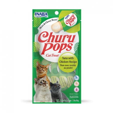 Recompense pisici - Inaba Churu Pops Tuna with Chicken Recipe