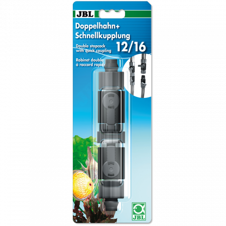  Accesorii acvarii - JBL Double stopcock with quick coupling
