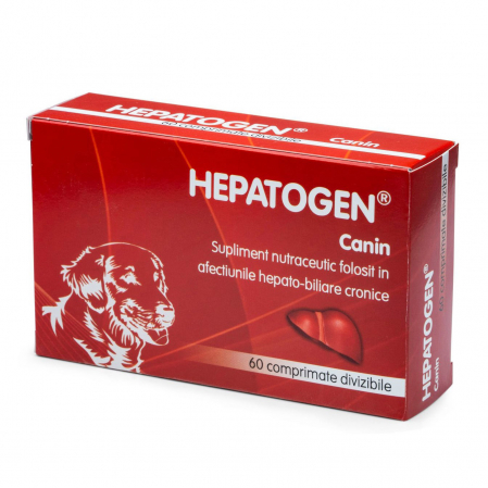 Vitamine pentru caini - Sofcanis Hepatogen Canin, 60 comprimate