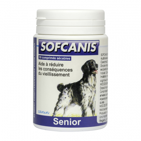 Vitamine pentru caini - Sofcanis Senior Canin x 50 comprimate