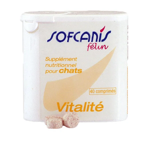 Suplimente vitamino minerale pisici - Sofcanis Felin Vitalite x 40 comprimate