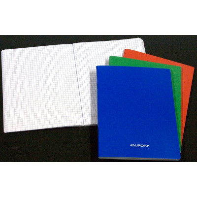 Caiet AURORA, A5, 60 file - 80g/mp, liniat stanga, coperta carton laminat - matematica [1]