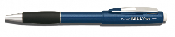 Creion mecanic de lux PENAC Benly 407, 0.7mm, varf si accesorii metalice - corp bleumarin [1]