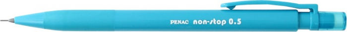 Creion mecanic PENAC Non-Stop, rubber grip, 0.5mm, varf plastic - corp bleu pastel [1]