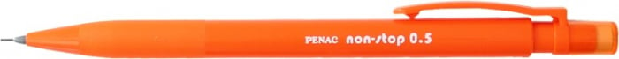 Creion mecanic PENAC Non-Stop, rubber grip, 0.5mm, varf plastic - corp orange pastel [1]