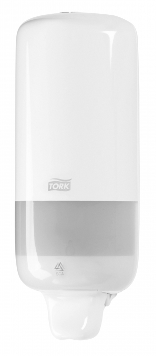 Dispenser TORK Elevation, pentru sapun lichid, 296x112x114mm, (rezerva captiva) - alb [1]