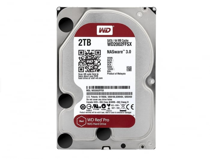 HDD Western Digital  Red Pro rev2, 2TB, 7200rpm, 64MB cache, SATA III [2]