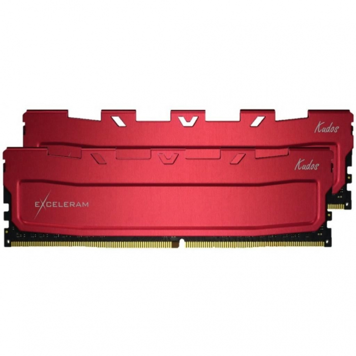 Memorie Exceleram Red Kudos 16GB DDR4 3200MHz CL16, Dual Channel Kit [1]
