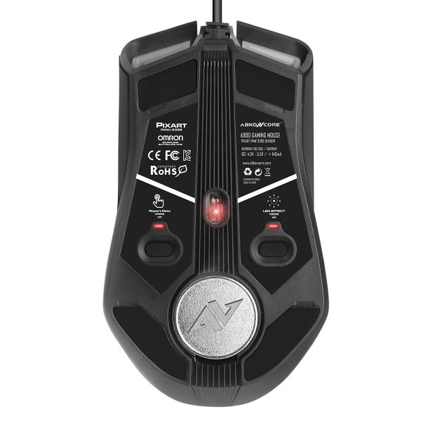 Mouse gaming ABKONCORE A900, 5000DPI, RGB [5]