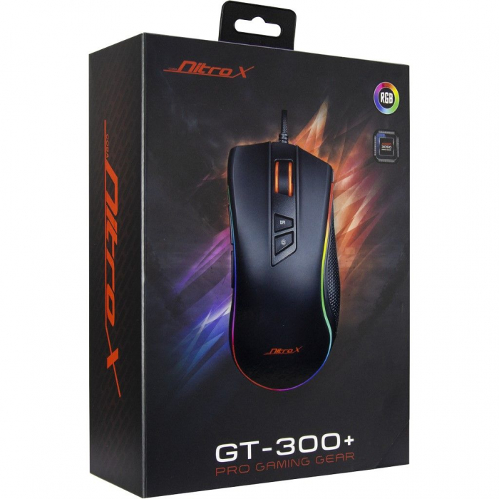 Mouse gaming GT-300+ negru iluminare RGB [7]