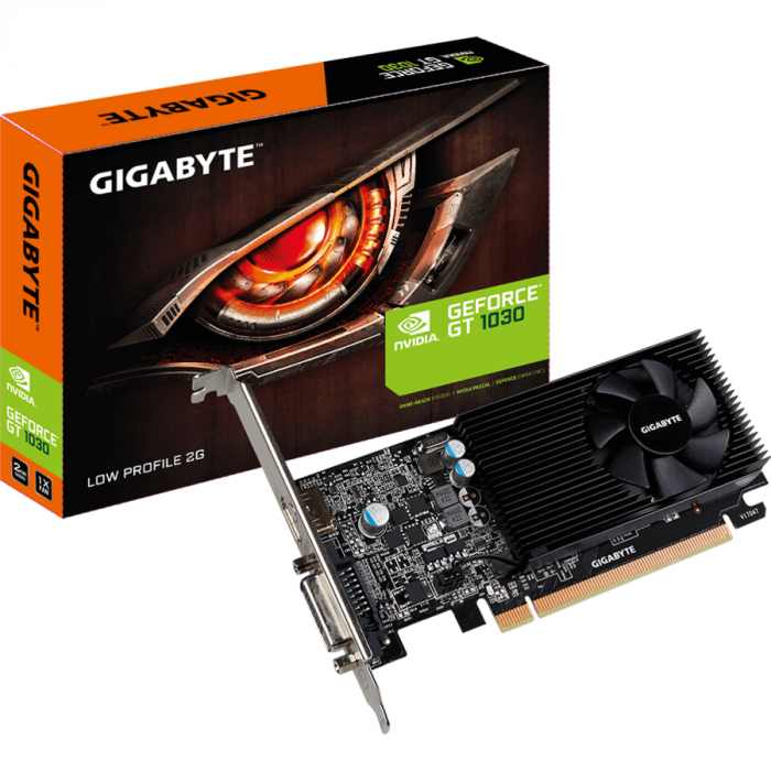 Placa video GIGABYTE GeForce GT 1030 Low Profile 2GB GDDR5 64-bit [1]