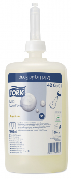 Rezerva sapun lichid TORK Premium Mild, 1000ml, pentru spalat pe maini [1]