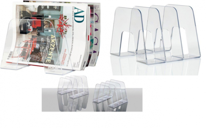 Separator pentru cataloage, reviste , corespondenta, HAN Sorter - transparent cristal [1]