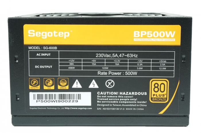 Sursa Segotep SG-600B 500W [2]