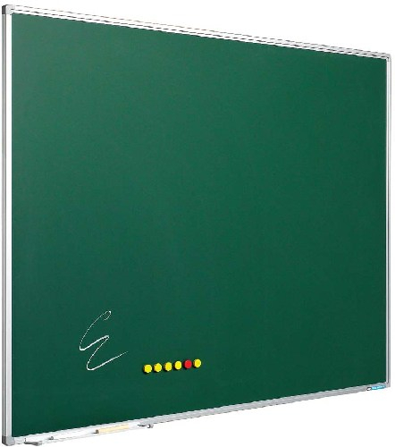 Tabla magnetica emailata, pentru creta 120 x 150 cm, profil aluminiu SL, SMIT [1]