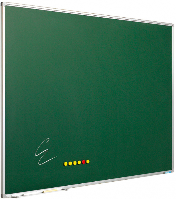 Tabla magnetica emailata, pentru creta 120 x 300 cm, profil aluminiu SL, SMIT [1]