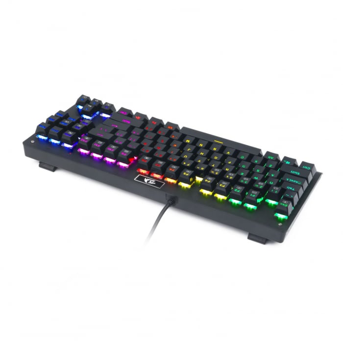 Tastatura gaming mecanica Redragon Dark Avenger neagra iluminare RGB [6]