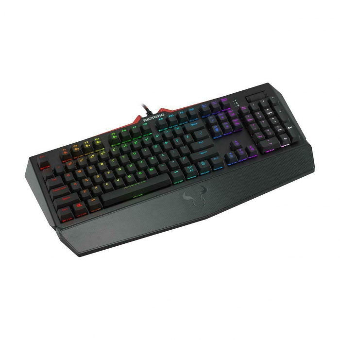 Tastatura gaming mecanica Riotoro Ghostwriter Elite Cherry MX Red neagra iluminare RGB [4]