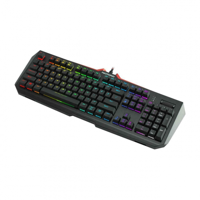 Tastatura gaming mecanica Riotoro Ghostwriter Elite Cherry MX Red neagra iluminare RGB [6]