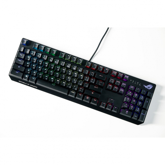 Tastatura mecanica gaming Asus ROG Strix Scope Cherry MX Red RGB neagra [3]