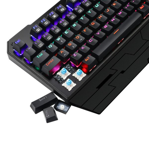 Tastatura mecanica T-DAGGER Battleship Rainbow neagra [7]