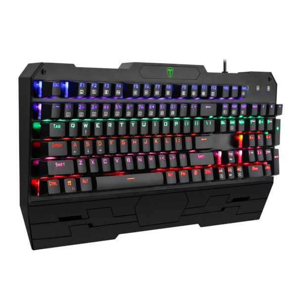 Tastatura mecanica T-DAGGER Battleship Rainbow neagra [2]