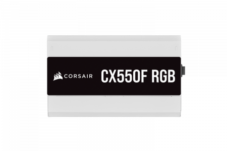 550W, CX-F Series, CX550F, 80 PLUS Bronze, White RGB [18]