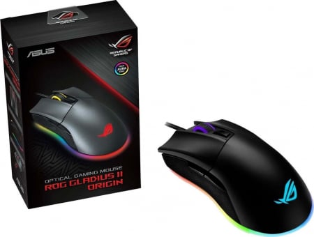 Mouse gaming Asus ROG Gladius II Origin negru [3]