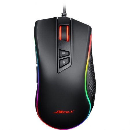Mouse gaming GT-300+ negru iluminare RGB [2]