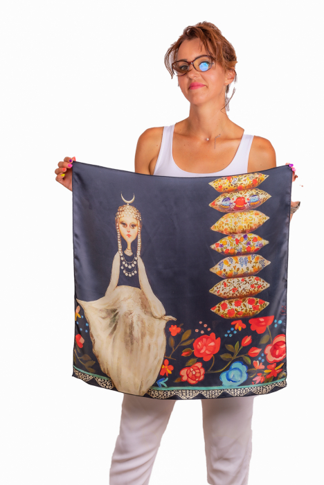 Batic matase 66 x 66 cm "Zestrea" [2]