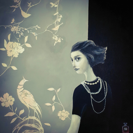 Esarfe Patrate ( in curand ) - Iulia Schiopu Atelier - Coco Chanel