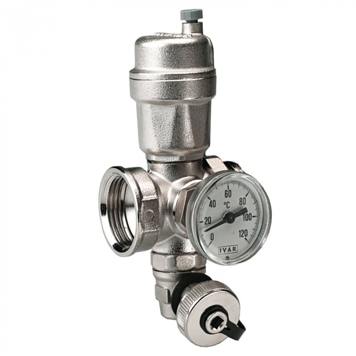 TEU CAPAT 1“1/4 F x 1“ M, CU AERISITOR,GOLIRE,TERMOMETRU,  AC 6450 [1]