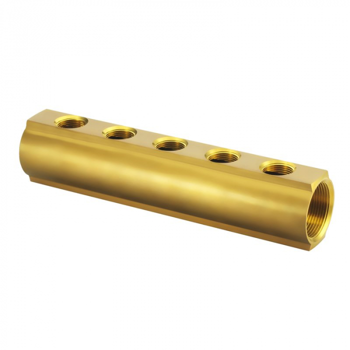 Distribuitor hexagonal nichelat, 13 circuite, 1“1/2 x 3/4“ F, CS 500 [1]