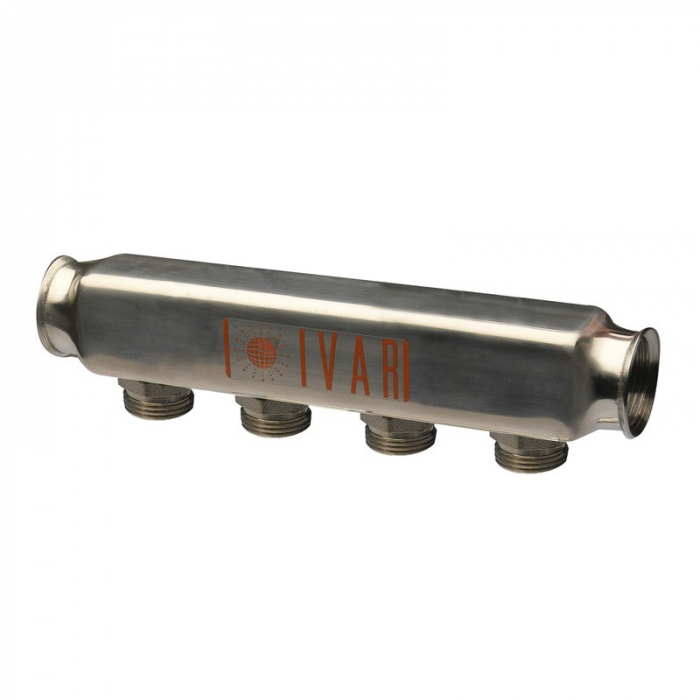 Distribuitor simplu inox, 13 cai, 1" x EK, CS 580 [1]