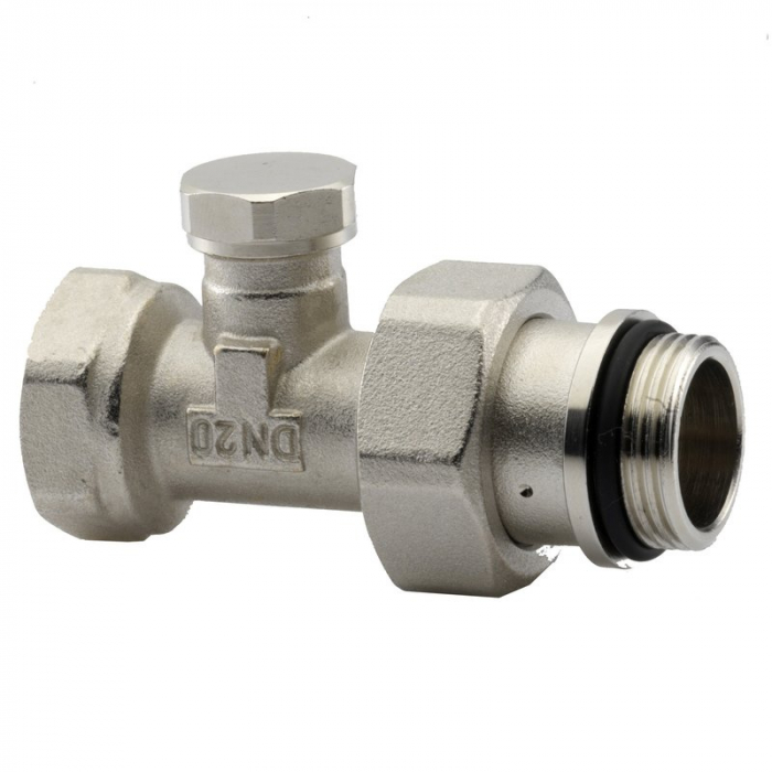 Robinet retur drept, 3/4“ F x 1“ M O-ring, DD 321 [1]